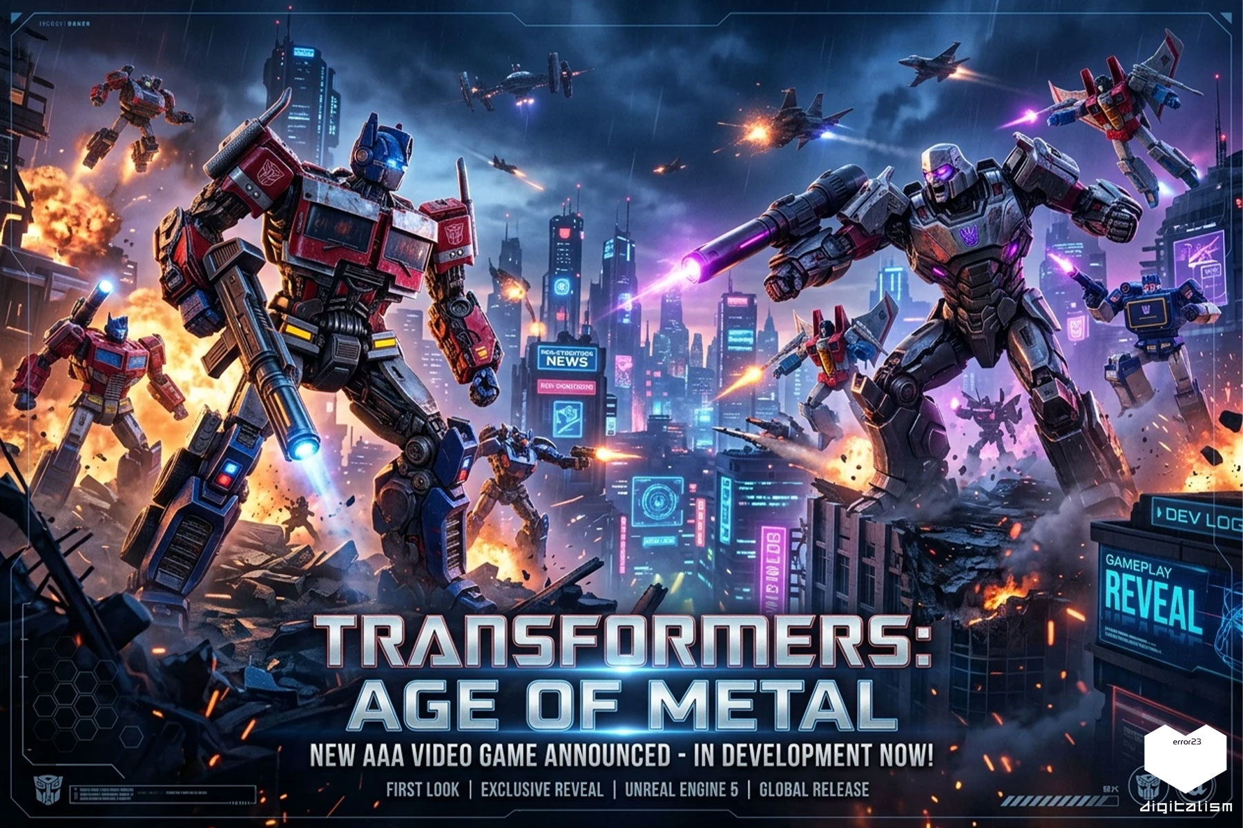 بازی جدید Transformers در دست ساخت: اولین جزئیات و شایعات منتشر شد