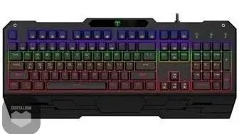 کیبورد گیمینگ مکانیکال باسیم تی دگر Escort T-TGK301 با سوئیچ آبی و RGB